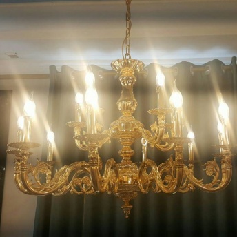 Đèn chùm đồng nến 630NSIXC